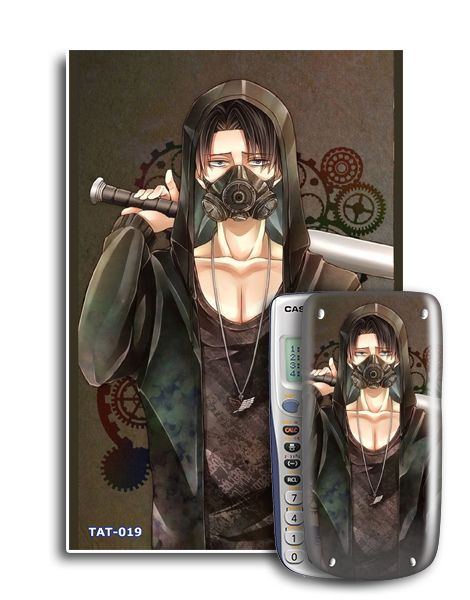 Decal máy tính Casio Nhân vật truyện tranh Attack on Titan 019