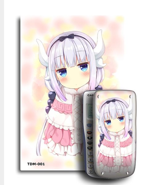 Decal máy tính Casio Dragon Maid 001