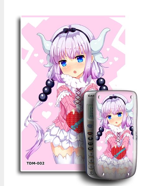 Decal máy tính Casio Dragon Maid 002