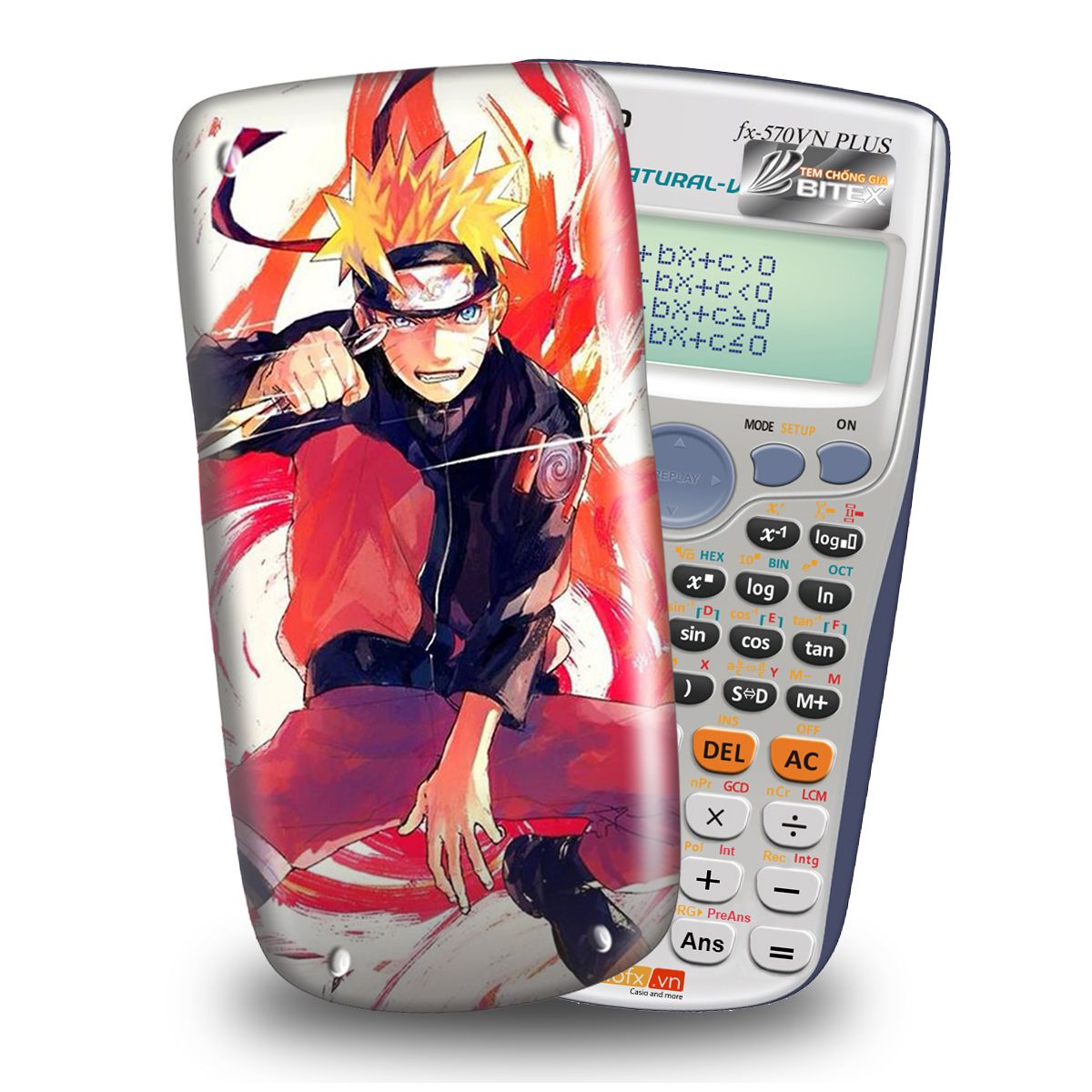 Nắp máy tính Casio Naruto 048