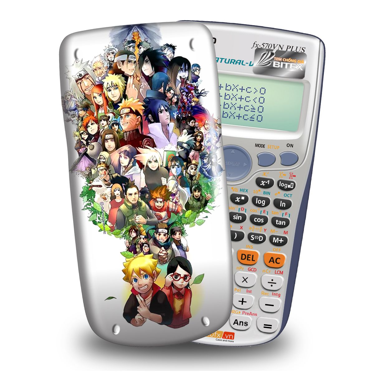 Nắp máy tính Casio Naruto 050