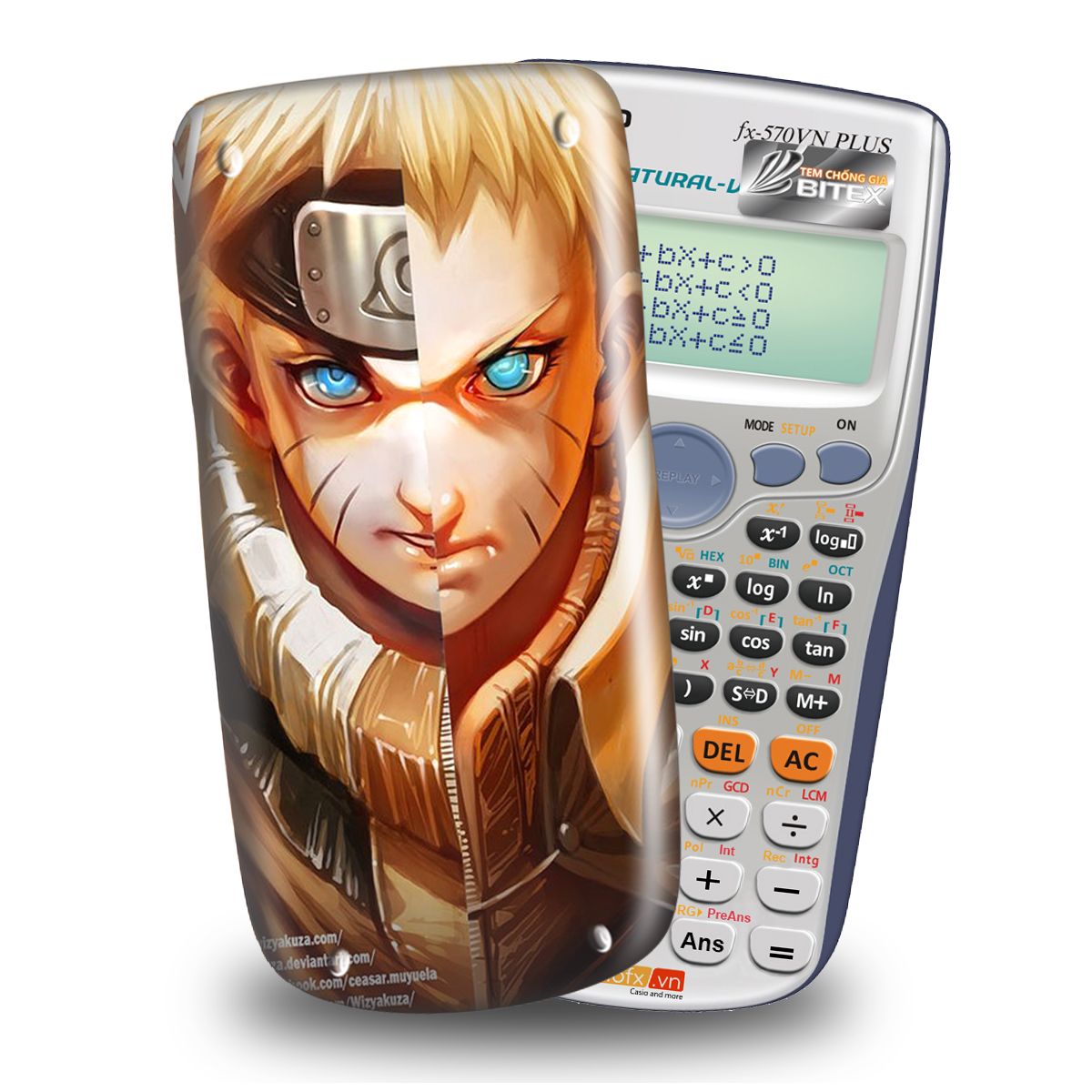 Nắp máy tính Casio Naruto 061