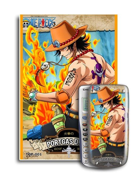 Decal máy tính Casio One Piece 001