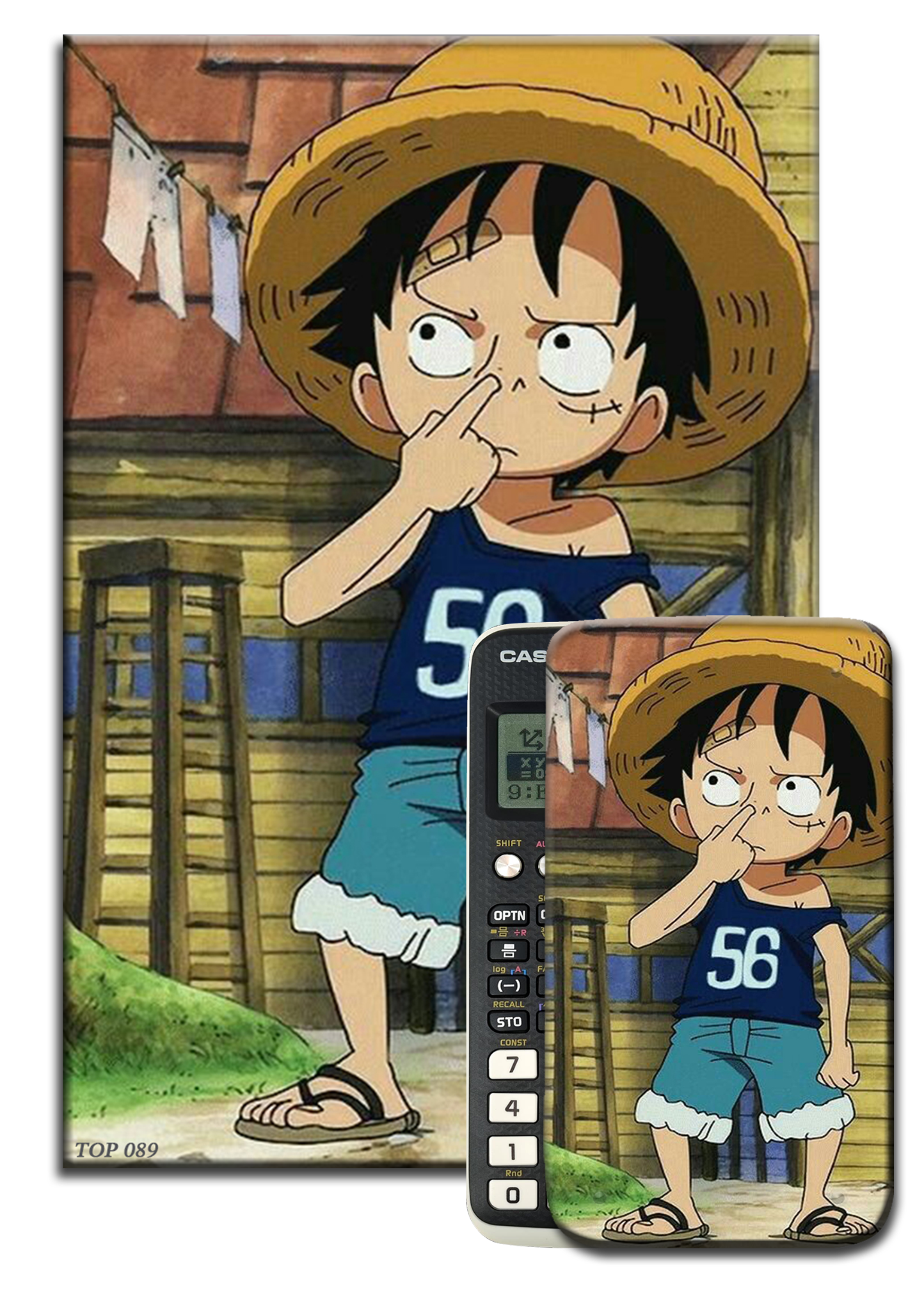 Decal máy tính Casio One Piece 089