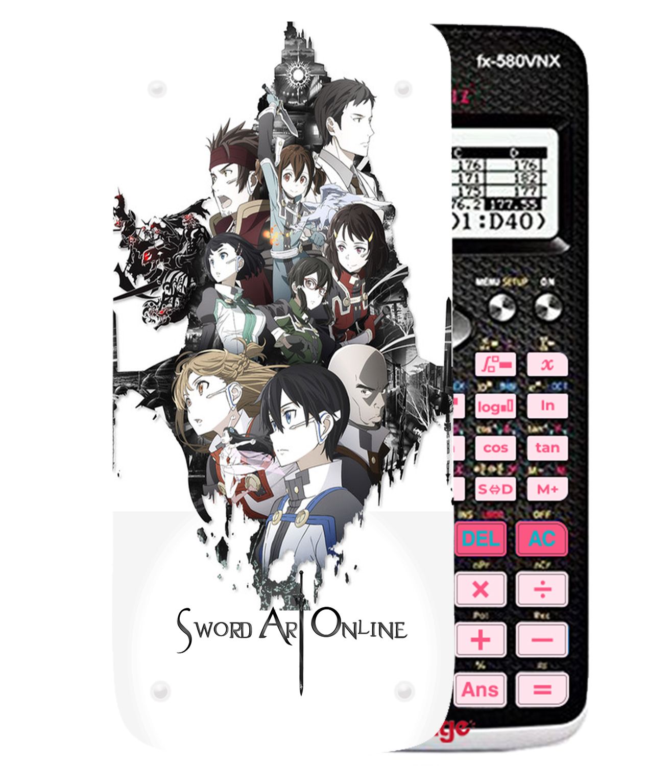 Ốp máy tính Casio FX 580 VNX Sword Art Online 018