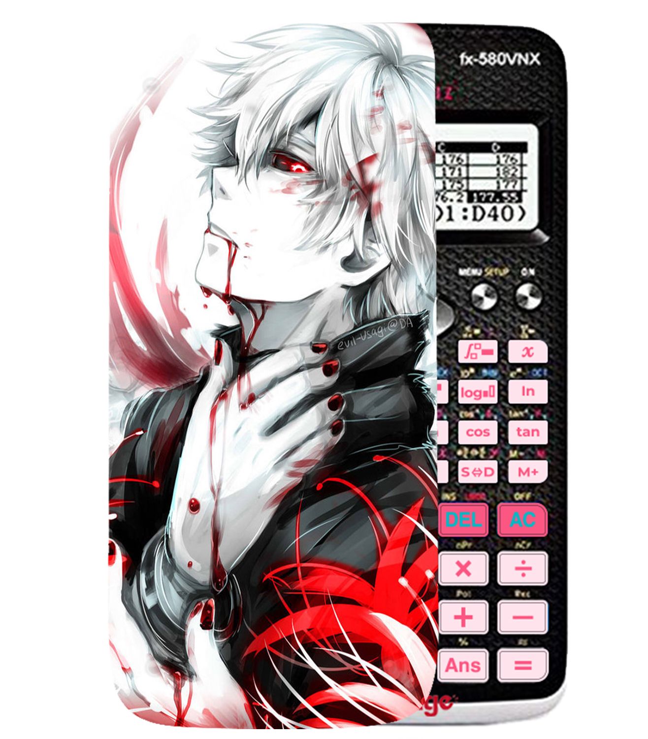 Ốp máy tính Casio FX 580 VNX Tokyo Ghoul 009