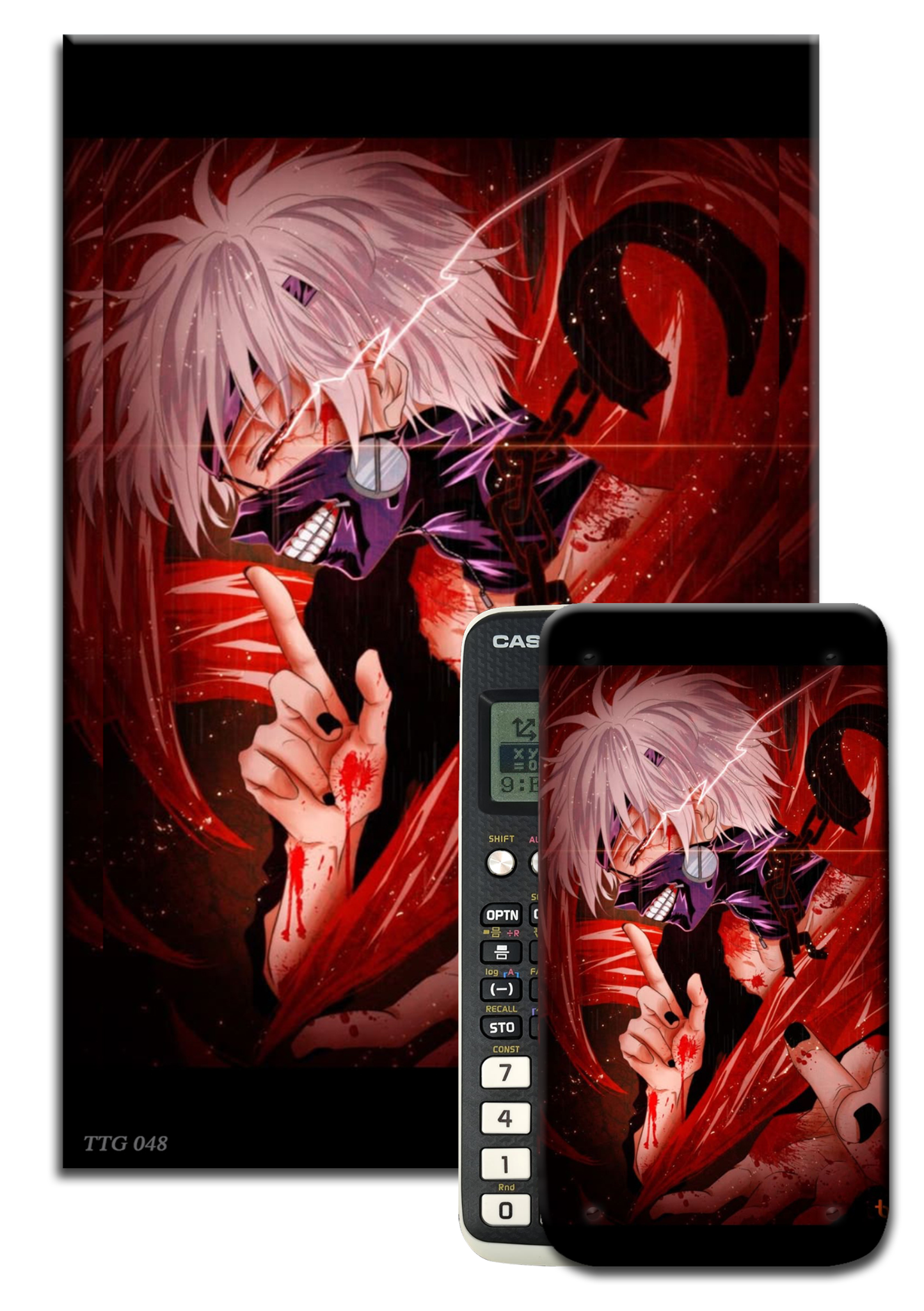 Decal máy tính Casio Nhân Vật Truyện Tranh Tokyo Ghoul 048