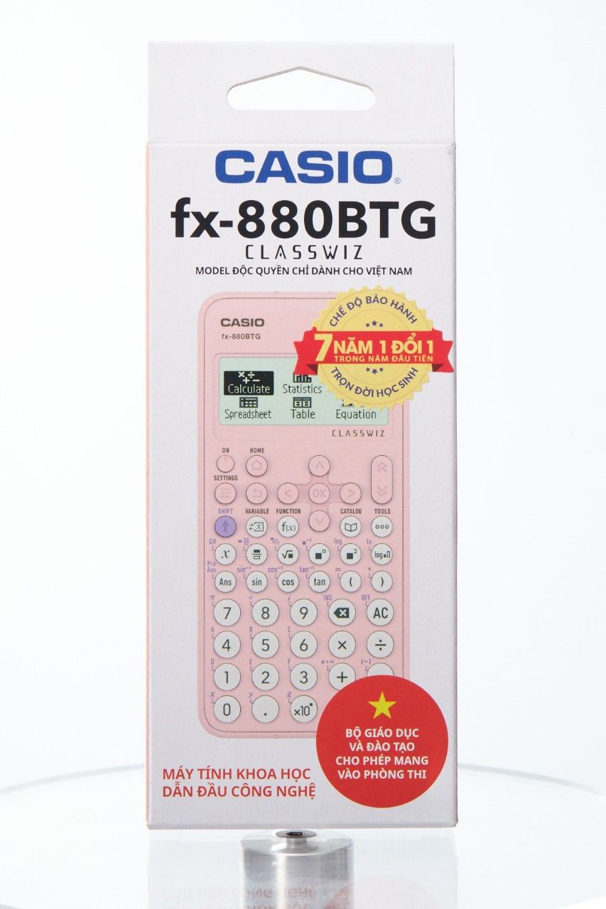 Máy tính mới Caiso FX-880BTG màu  hồng