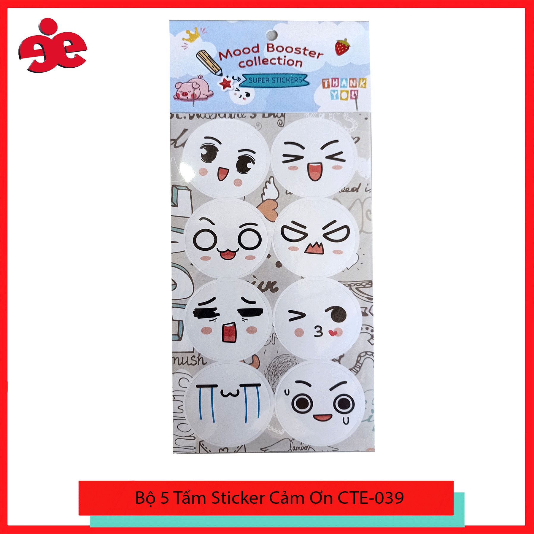 Set 80 hình sticker cảm ơn CTE 037 -Nhãn dán niêm phong hoặc trang trí.