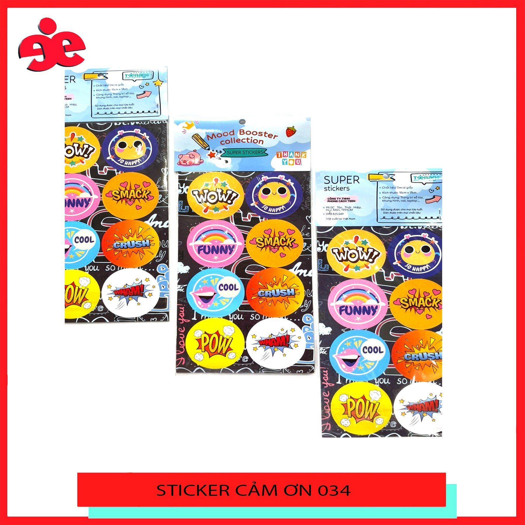 Set 80 hình sticker cảm ơn CTE 035 -Nhãn dán niêm phong hoặc trang trí.