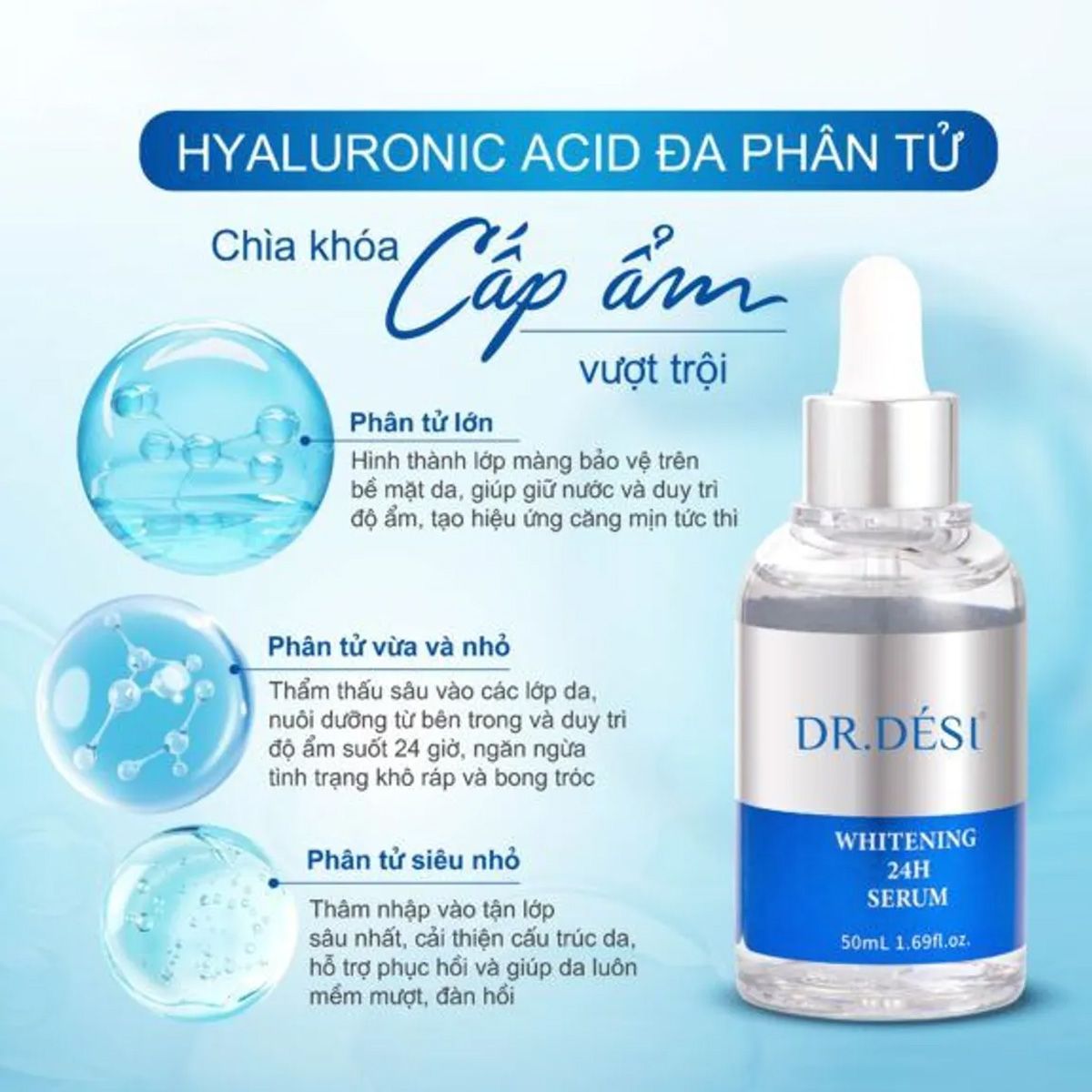 Serum trắng da cao cáp Hàn Quốc Dr. Dési 50ml