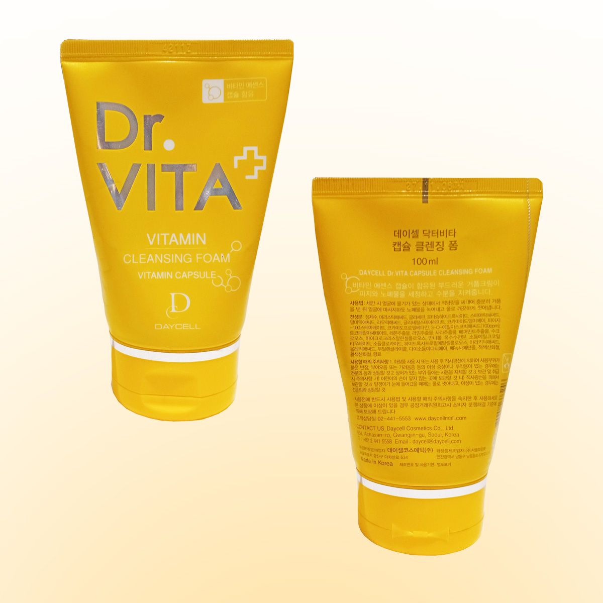 Sữa rửa mặt Dr.Vita 100ml làm sạch da hiệu quả
