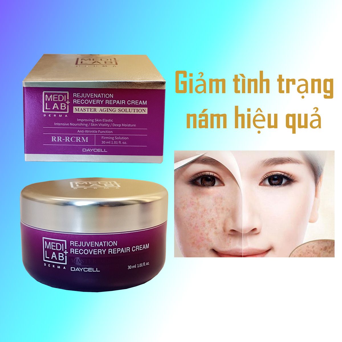 Kem dưỡng trẻ hóa da Hàn Quốc Daycell 30ml hỗ trợ giảm nếp nhăn giảm nám hiệu quả - A580