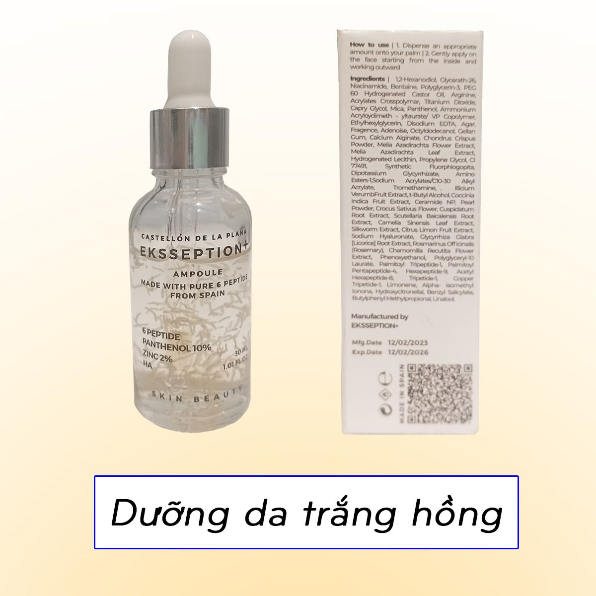 Serum trẻ hóa da EKSSEPTION Tây Ban Nha 30ml