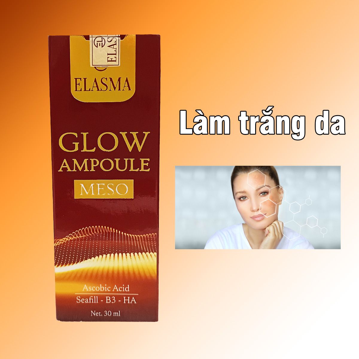 Tinh chất Meso Elasma 30ml giảm nám sau 1 đến 2 tuần sử dụng - V20