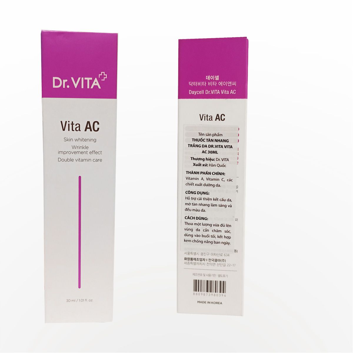 Kem tàn nhang trắng da Dr Vita AC 30ml - A545