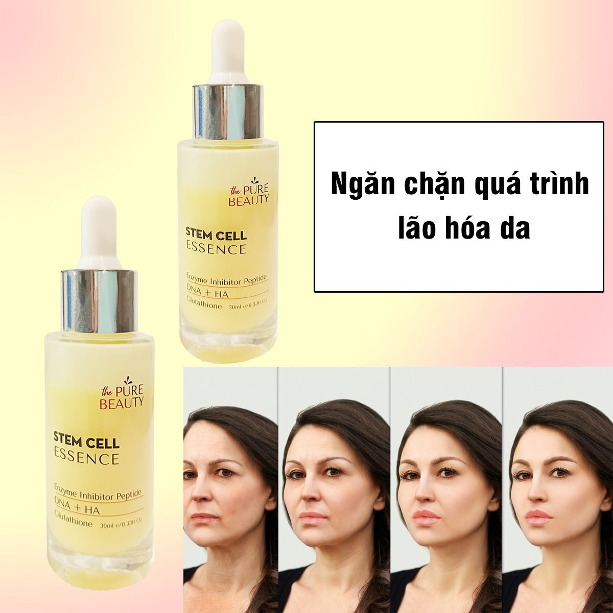Tinh chất tế bào gốc The Pure Beauty 30ml giúp giảm thâm nám - V446