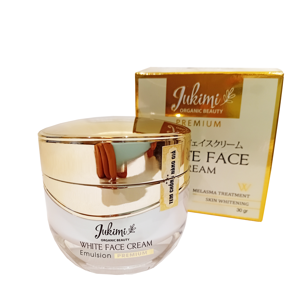 Kem nám Cream White Face Jukimi 30g hỗ trợ xóa nám, tàn nhang, làm trắng da sau 2 tuần sử dụng - A3