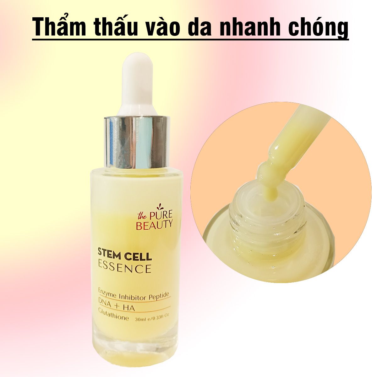 Tinh chất tế bào gốc The Pure Beauty 30ml giúp giảm thâm nám - V446