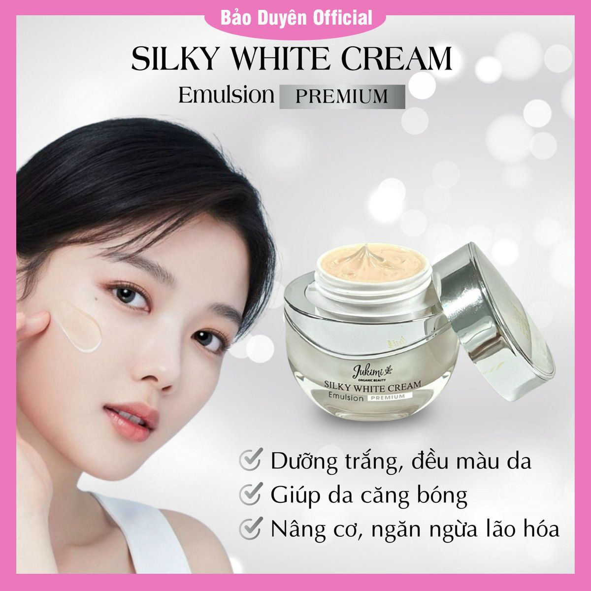 KEM SIÊU TRẮNG VIP JUKIMI SILKY WHITE CREAM - A111