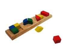 Bốn viên gạch nhiều màu sắc có hình khác nhau<br>Multiple blocks