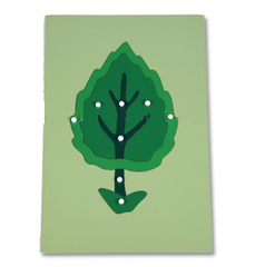 Ghép hình lá cây cỡ lớn<br>Big Leaf Puzzle