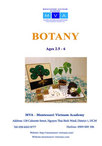 Botany - AGES 2.5 - 6
