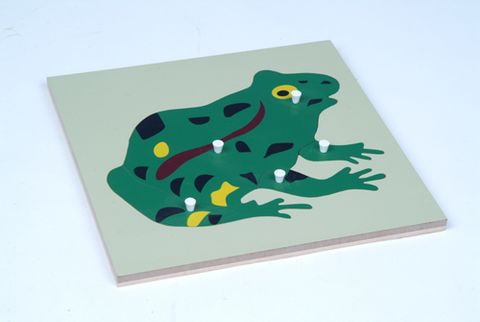 Ghép hình con ếch<br>Frog Puzzle(PLYWOOD - NEW)