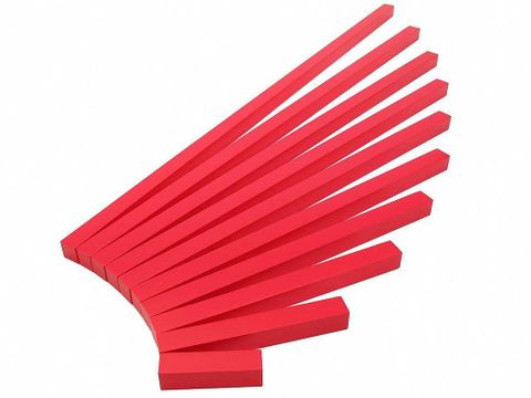 Gậy đỏ cao cấp làm từ gỗ sồi<BR>PREMIUM Long Red Rods (Beechwood)