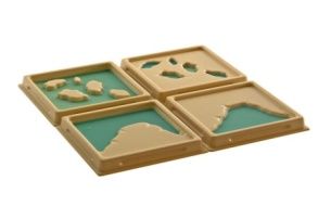 Land and Water Form Trays: set 2