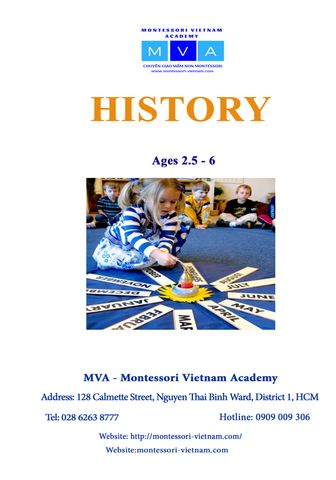 HISTORY - AGES 2.5 - 6