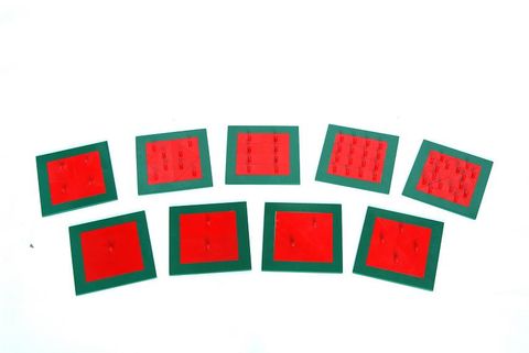 Học phân số qua hình vuông<br>Metal Squares