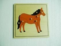 Horse Puzzle (PLYWOOD Material) GHÉP HÌNH CON NGỰA