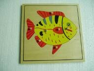 Fish Puzzle (PLYWOOD --- NEW) GHÉP HÌNH CON CÁ