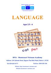 Language - AGES 2.5 - 6