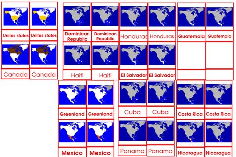 North American Countries Age 3to6