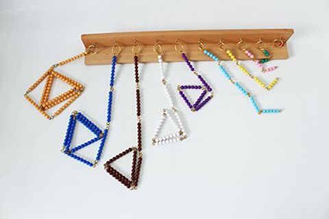 Giá treo các chuỗi hạt màu<br>Colored Bead Chains, Rack