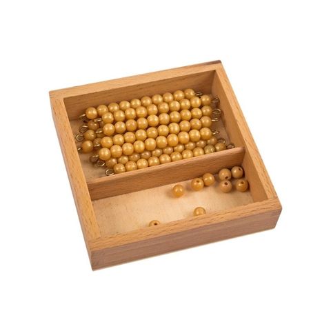 Hạt cườm nhiều màu chơi với bảng hàng chục <br>Bead Bars for Ten Board with Box