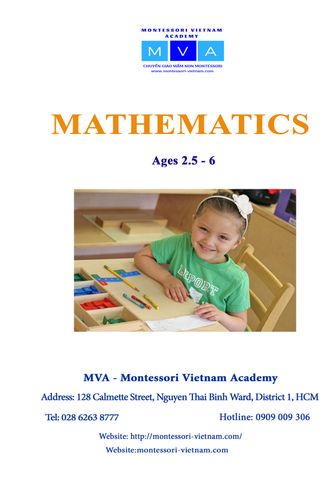 Mathematics - Ages 2.5 - 6