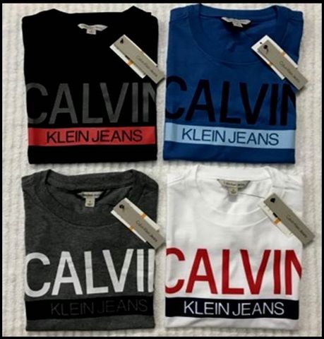 AN100 - ÁO THUN " CK - Calvin Klein " size S & M - 65-70kg