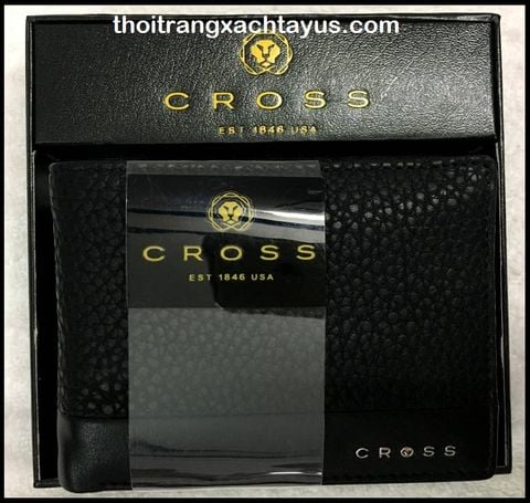 BN 02 - BÓP DA NAM " CROSS " designed in spain (còn màu nâu đậm)