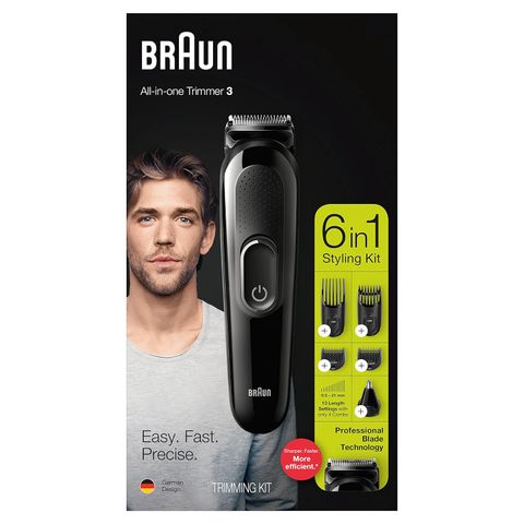 Máy cạo râu nam đa dụng Braun All-In-One Trimmer 3 MGK3220/ MKG3260