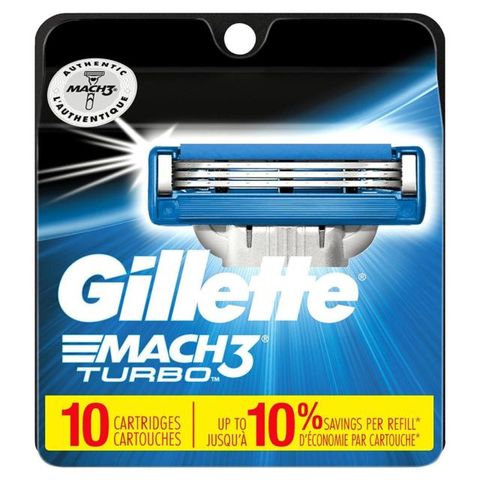 Lưỡi dao cạo râu Gillette Mach3 Turbo