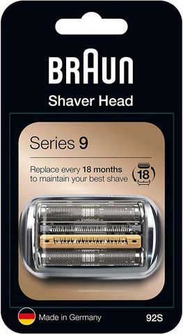 Linh kiện - Đầu lưỡi cắt máy cạo râu Braun 92S Series 9 chính hãng- Bạc