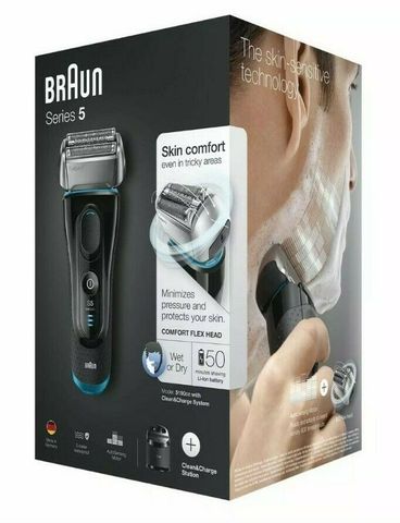 TẠM HẾT HÀNG - Máy cạo râu cao cấp Braun Series 5 Shaver System - 5190cc