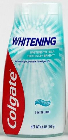 Kem đánh trắng răng Colgate Whitening Crystal Mint - 130g (4.6oz)