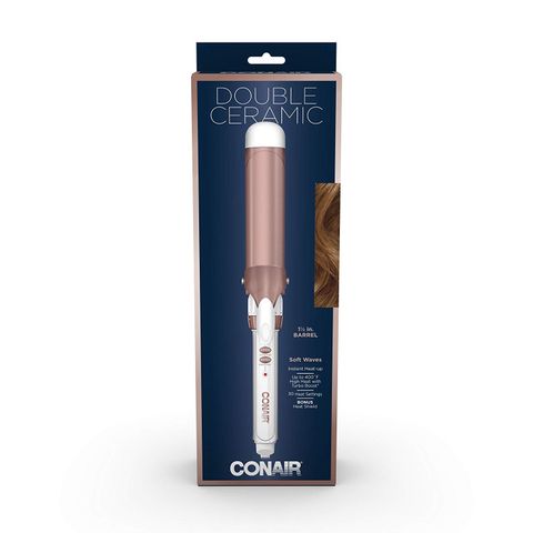 Máy uốn tóc lọn Conair Double Ceramic Curling Iron Classic Curls - Rose Gold 1.5 inch