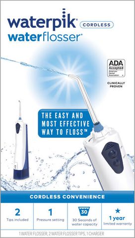 Tăm nước không dây Waterpik Cordless Dental Jet Oral Irrigator WP-360W