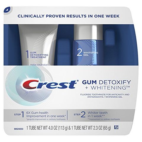 MẪU MỚI - Kem đánh trắng răng Crest Gum Detoxify Whitening