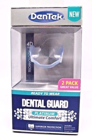 KHUYẾN MÃI ĐẶC BIỆT - Hàm nhựa chống nghiến DenTek Platinum Dental Guard (2 cái) - Không chứa BPA & Latex